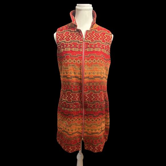 Tyler Böe Woven Double Zip Vest – Size M - Picture 2 of 7